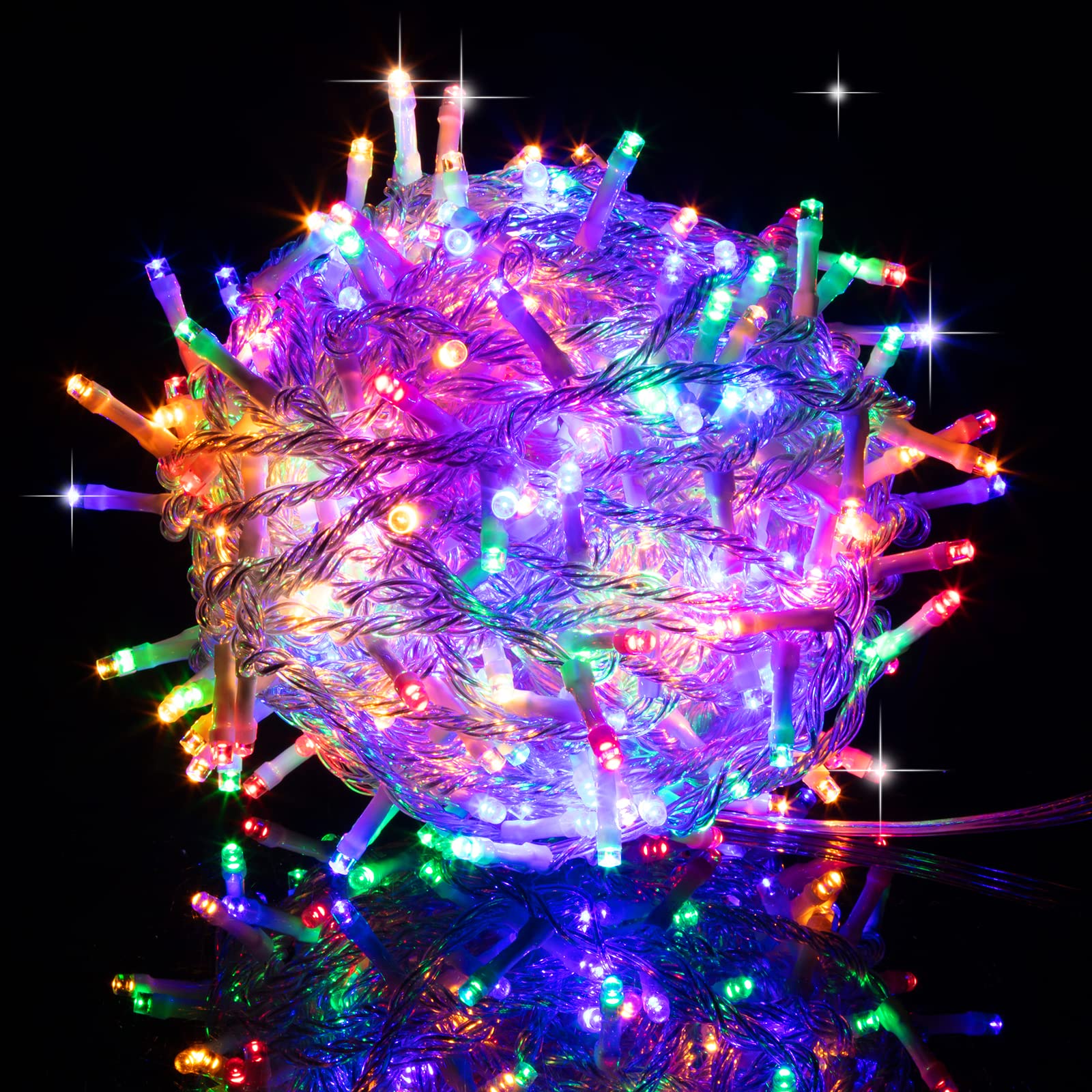 KR-360 Litake(リテーク) LED イルミネーションライト 30m 360球 屋外 防水 ストリングライト RGB 8パターン 複数連結可 クリスマス イルミネーション KR-360