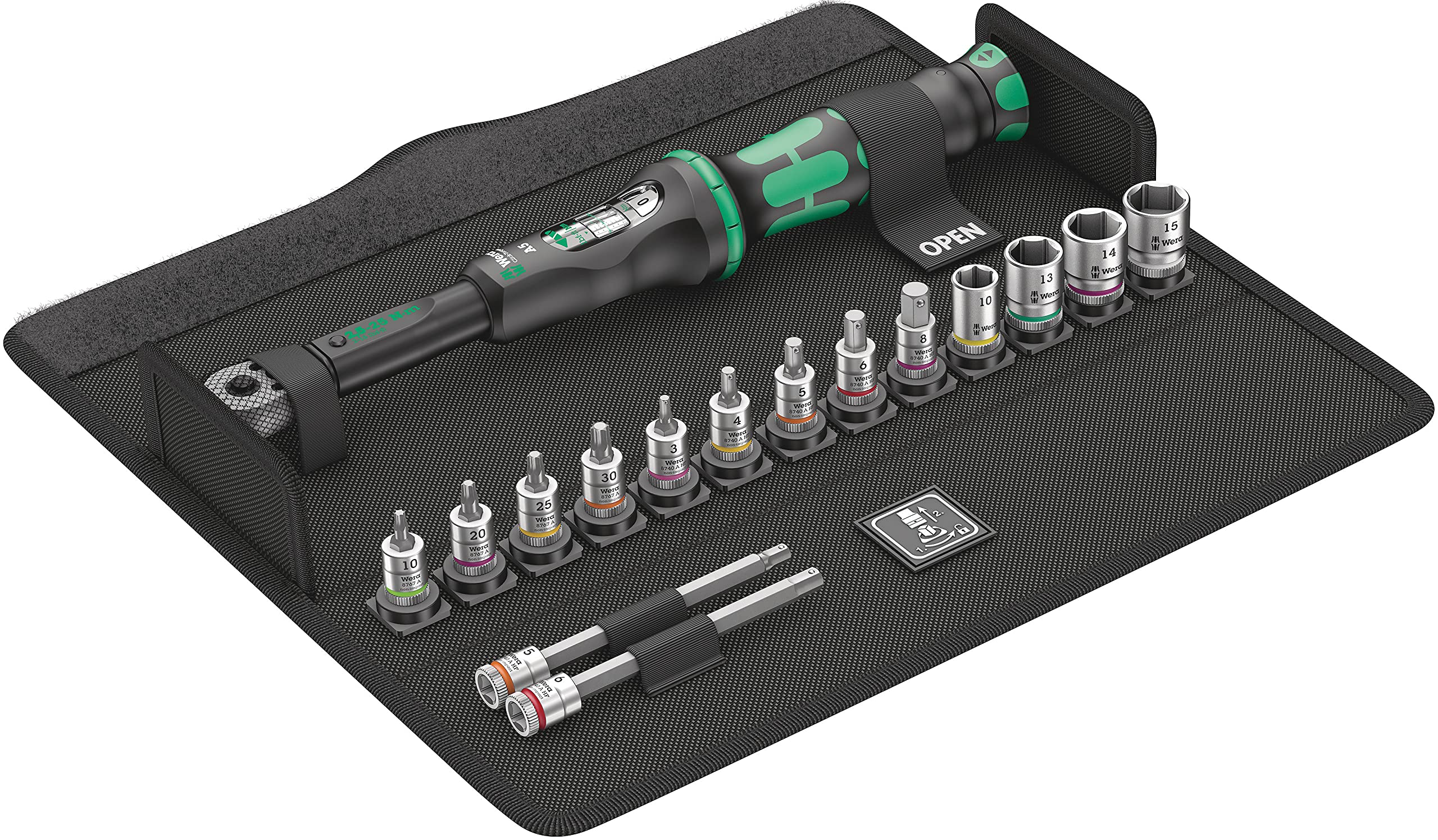 Wera(ヴェラ) 05004180001 | 工具セット 自転車 トルク 1 2.5-25 Nm 16点セット 【日本正規輸入品】 【欠品中】