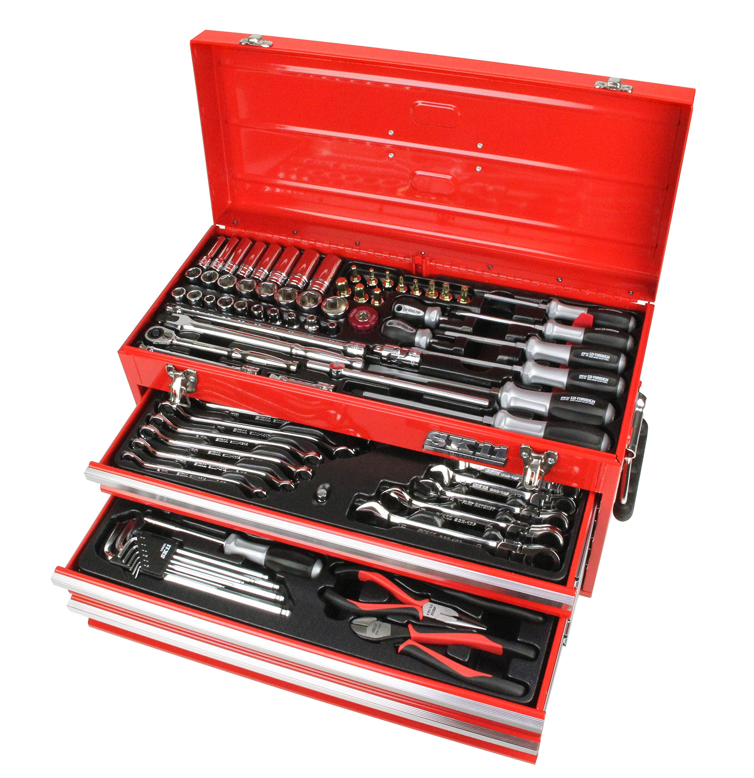 SK11(エスケー11) 整備工具セット 133点組 レッド 各種メンテナンス対応 SST-16133RE 【欠品中】