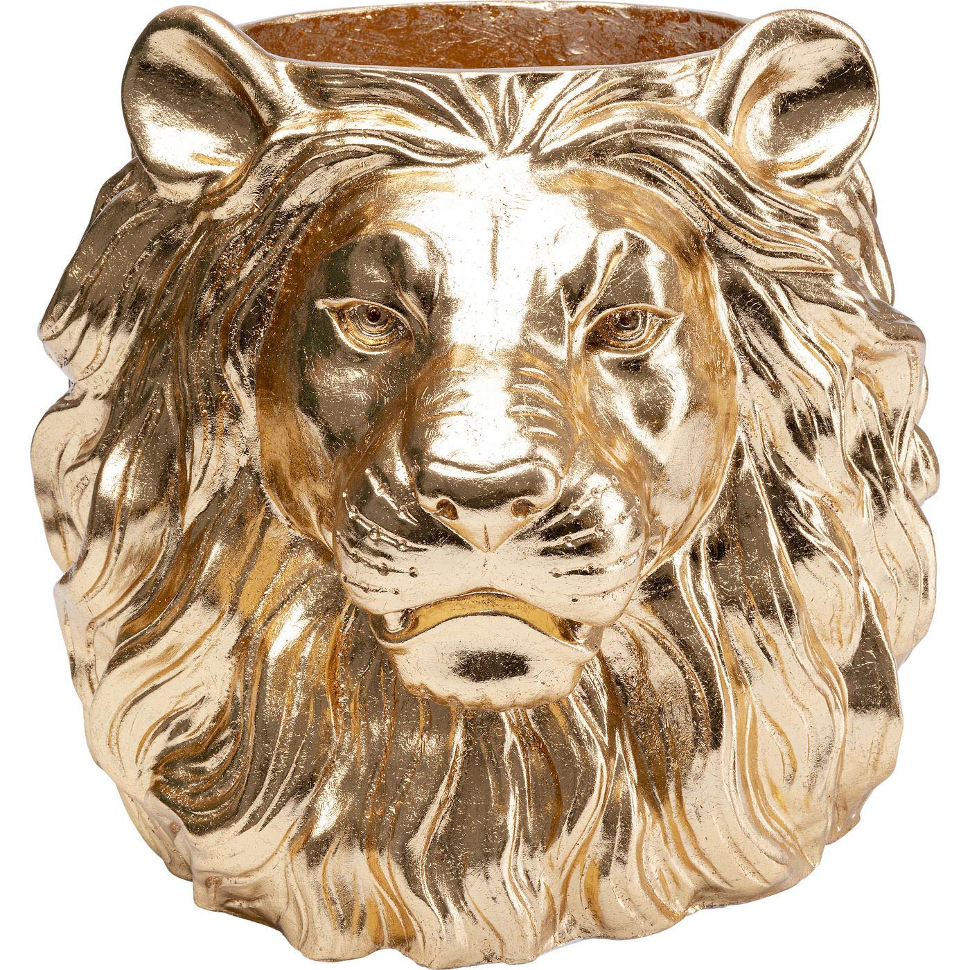 51895 【KARE（カレ）正規品】ライオンゴールド デコプランター Deco Planter Lion Gold W400xD380xH440 mm