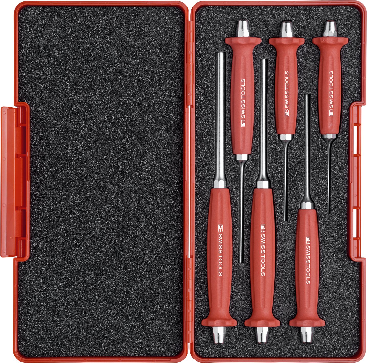 758SET PB SWISS TOOLS 758SET ハンドル付平行ピンポンチ BOXセット