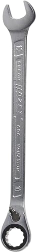 606-10 HAZET(ハゼット) ラチェットレンチ リバーシブル シルバー 10mm 【日本正規輸入品】 606-10
