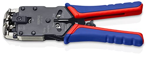 97 51 12 KNIPEX(クニペックス) プラグ用圧着ペンチ 200mm 975112