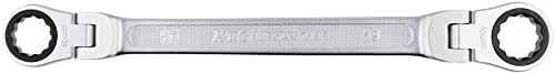 MR1A1719F 京都機械工具(KTC) ラチェットめがねレンチ (両頭型首振りタイプ) 17X19mm MR1A1719F