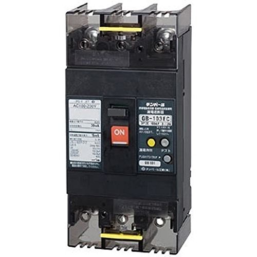 103EC10W2 テンパール工業 Eシリーズ 経済タイプ 漏電遮断器 OC付 100A 22kW 103EC10W2