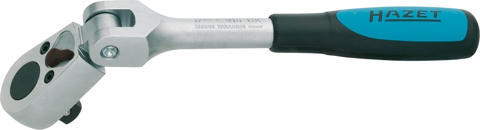 916GK HAZET(ハゼット) ラチェットハンドル 小判型ヘッド・首振りタイプ 916GK 差込角 12.7mm