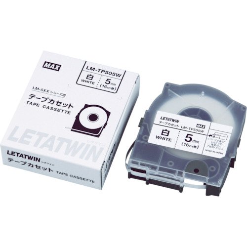 LM-TP505W マックス(MAX) レタツイン用テープカセット LM-TP505W 白