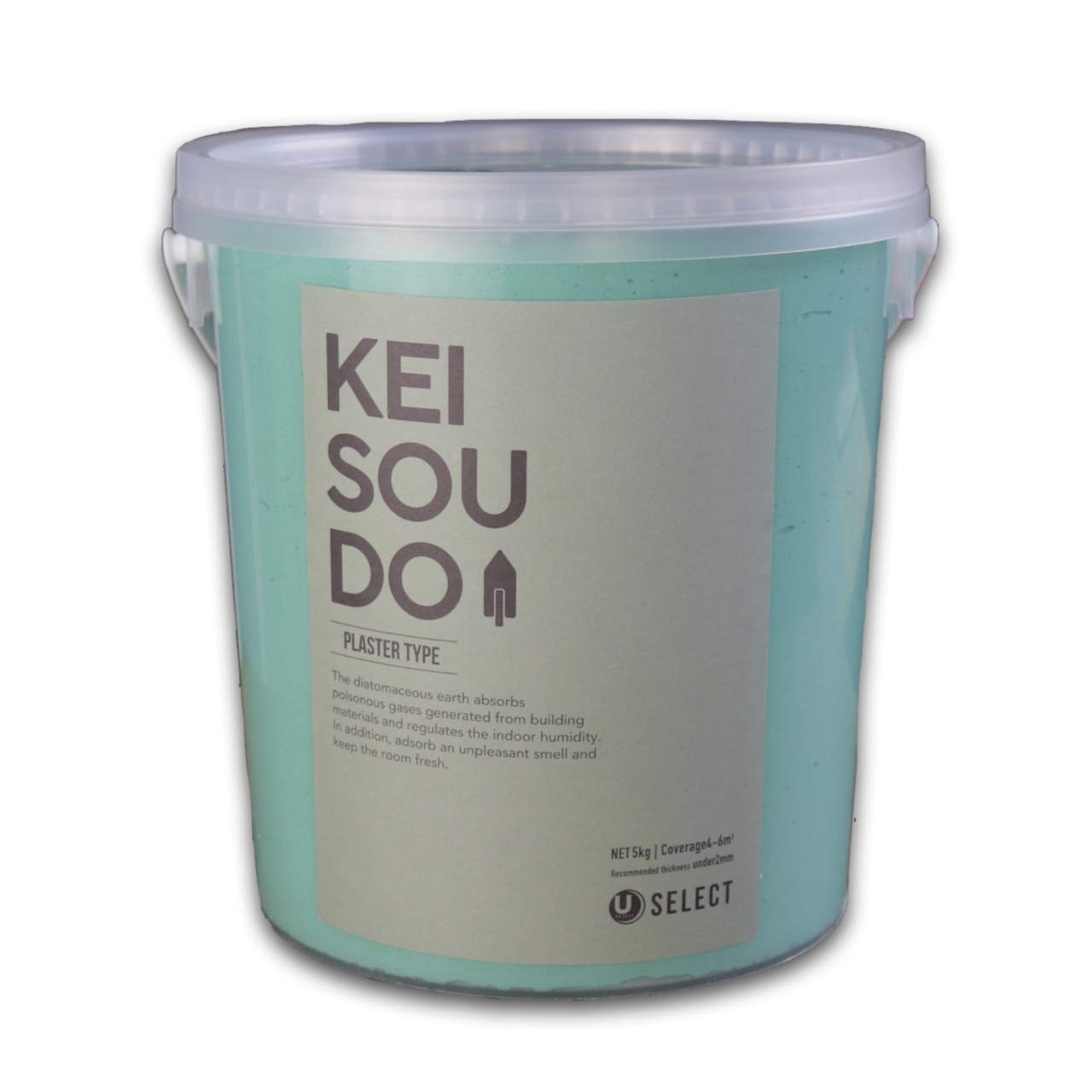 PL055770D KEISOUDO U-SELECT(ユーセレクト) 珪藻土 左官 塗り壁 壁材 塗料PLASTER TYPE 5kg SEAFORM