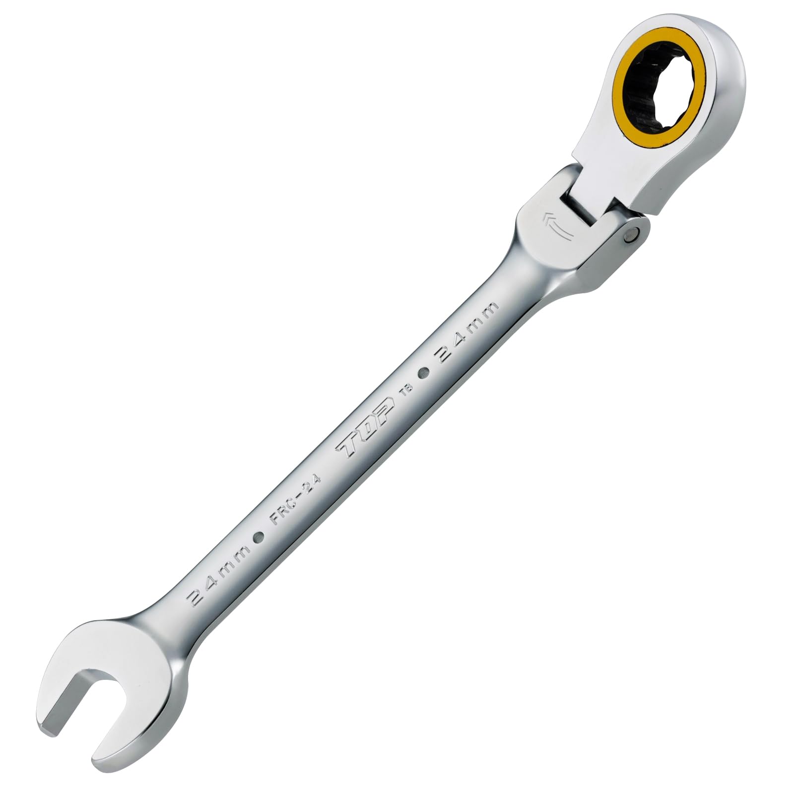 FRC-24 トップ (TOP) 首振りラチェットコンビ 対辺24㎜ 首振り角度180° 送り角度5° ギヤレンチ FRC-24
