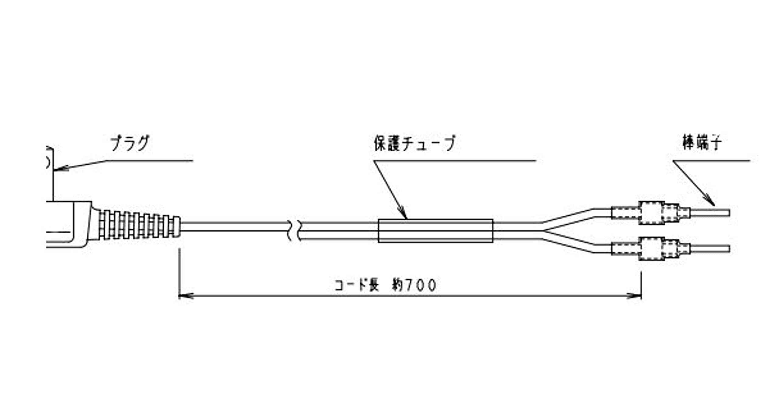 FY-WP01 パナソニック(Panasonic)【FY-WP01】ダイレクトコンセント用コード