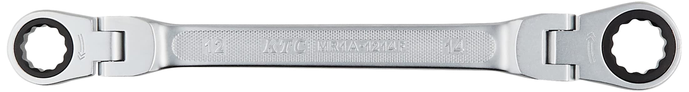MR1A1214F 京都機械工具(KTC) ラチェットめがねレンチ (両頭型首振りタイプ) 12X14mm MR1A1214F