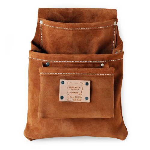 583SP HERITAGE LEATHER(ヘリテージレザー) 3-PKT PROFESSIONAL SUEDE LEATHER POUCH W22xH29cm 583SP